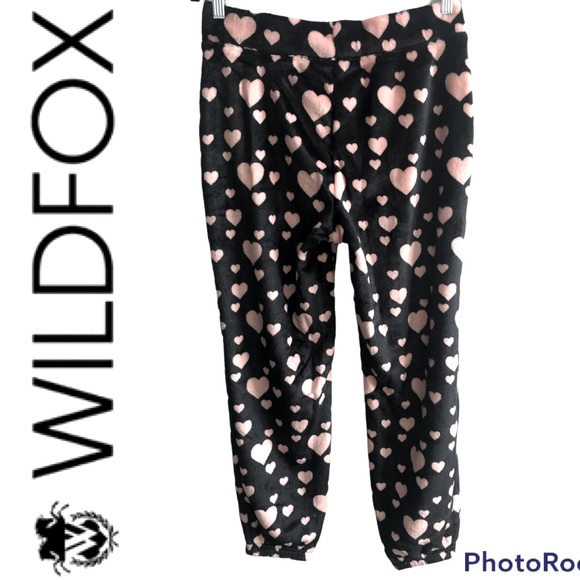 WILDFOX cozy warm plush tapered leg jogger sweatpants NWT - Picture 2 of 6